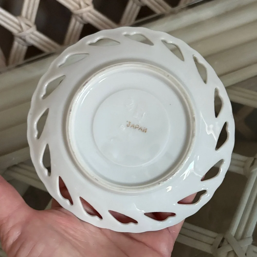 Vintage Japanese Bone China Teacup and Saucer Set